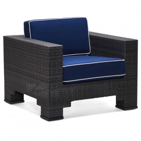 Woodard Lorenzo Lounge Chair - Angled