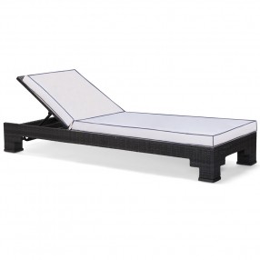 Woodard Lorenzo by Alexa Hampton Chaise Lounge - Angled and Zoomed