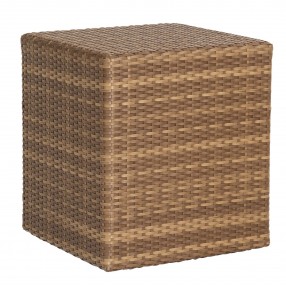 Woodard Saddleback Bunching Table in Mocha