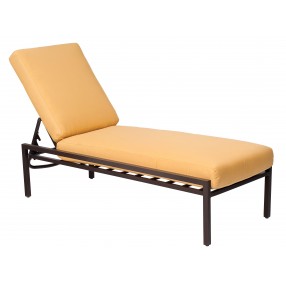 Woodard Salona Adjustable Chaise Lounge - Angled