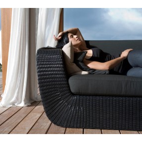 Cane-Line Savannah 2-Seater Sofa, Left Module side view