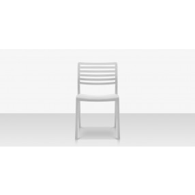 Source Furniture Savannah Resin Dining Side Chair WHite