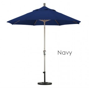 California Umbrella 9' Aluminum Market Umbrella Auto Tilt Champagne - Sunbrella