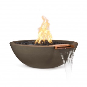 Sedona-GFRC-Fire-Water-Bowl-Chocolate