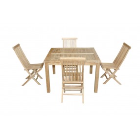 Anderson Teak Windsor Classic 5-Pieces Folding Dining Chair