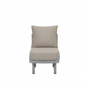 Source Furniture Luxe Armless Lounge Chair Front