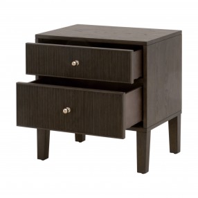 Essentials For Living Highland 2-Drawer Nightstand - Front Side Opened Angle