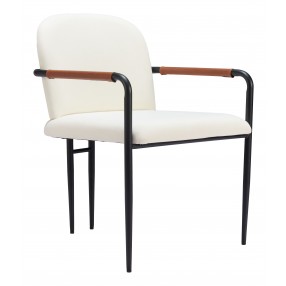 Sibu Dining Chair in Cream- front view 1