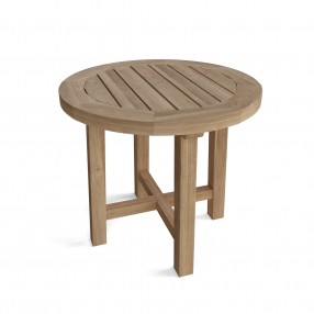 Anderson Teak Belford 20″ Round Side Table  1