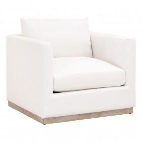 Essentials For Living Siena Plinth Base Sofa Chair - Front Side Angle