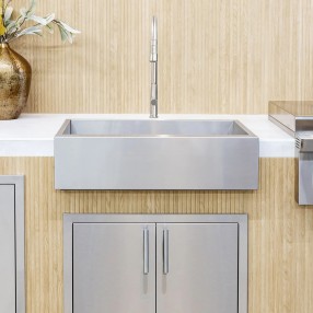 Summerset Grills 32 Farmhouse Sink - Kitchen INstalled