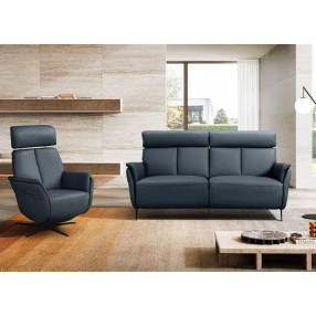 Beverly Sofa Blue- Lifestyle