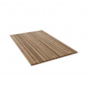 Rectangular Shower Mat Roll It & Go! - Placed
