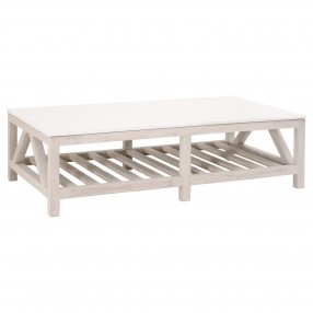 Essentials For Living Spruce Coffee Table - Front Side Angle