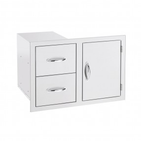 Summerset Grills 36" 2-Drawer and Access Door Combo