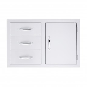 Summerset Grills 33" 3-Drawer & Access Door Combo