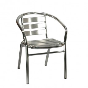 H&D Seating All Aluminum Patio Dining Armchair