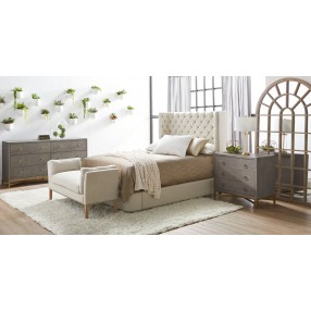Strand Shagreen 6-Drawer Double Dresser in Gray Shagreen - Lifestyle