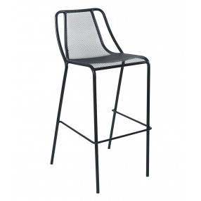 Kingston Side Chair - Powder Coated Steel - Black