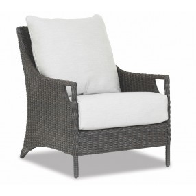 Sunset West Lagos Club Chair in Cast Silver, No Welt_Front