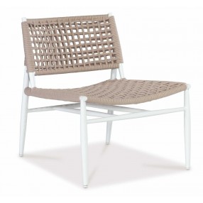 Sunset West Bahia Cushionless Accent Chair - Front Side Angle