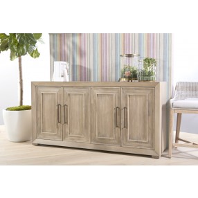 Essentials For Living Tapestry Counter Stool - Taupe & White Flat Rope, Taupe Stripe, Performance Pumice, Natural Gray Mahogany - Lifestyle