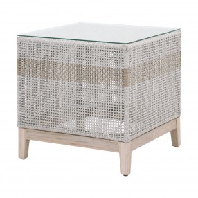 Essentials For Living Tapestry Outdoor End Table - Front Side Angle