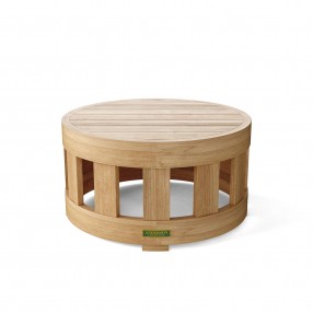 Anderson Teak Circular Coffee Table - Front