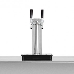 TrueFlame Double Keg Tap for Kegerator - Front