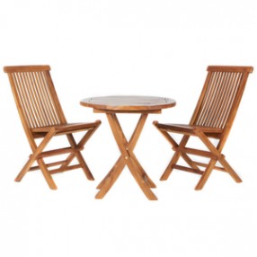 3 Piece Teak Bistro Set