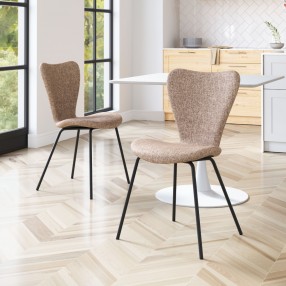 Tollo Dining Chair in Brown- Lifestyle 1