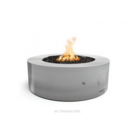 The Outdoor Plus 72" Unity Fire Pit - 18" Tall - Stainless Steel