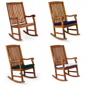 Teak Rocking Chair - Cushion Colors