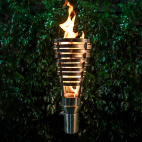 The Outdoor Plus Hercules Torch - Stainless Steel