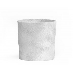 Azzurro Living Tulum 24" Pot In White Rock Concrete