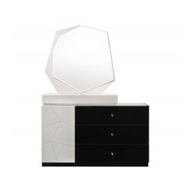 J&M Furniture Turin- Dresser + Mirror