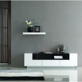 J&M Furniture W TV002 -White Gloss Dark Oak