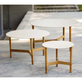 Cane-Line Twist Coffee Table, Small, Teak