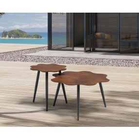 Whiteline Modern Living Flora Large Side Table - Lifestyle