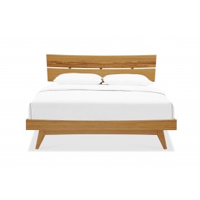 Greenington Azara California King Platform Bed Caramelized / Sable - Front Angle