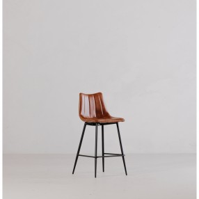 Moe's Home Collection Alibi Barstool in Brown - Set of Two - Lifestyle