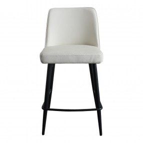 Moe's Home Collection Emelia Counter Stool Ivory - Front Angle