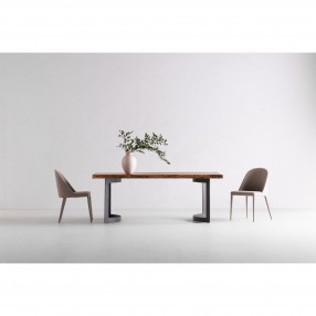 Moe's Home Collection Bent Dining Table, Extra Small / Small / Large