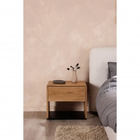 Moe's Home Collection Quinton Nightstand - Natural Oak - Lifestyle