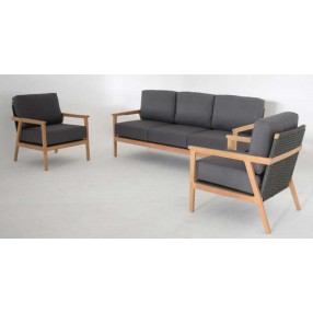 Royal Teak Ventura Club Chair With Nurture Cushions