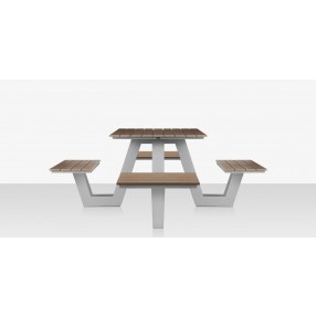 Source Furniture Vienna Square Picnic Table 