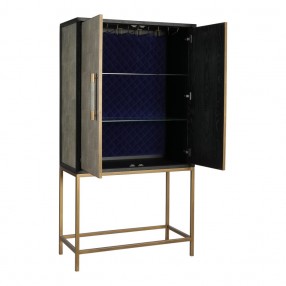 Moe's Home Collection Mako Bar Cabinet - Front Side Opened Angle