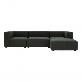 Moe's Home Collection Romy Lounge Modular Sectional Dark Green - Front View