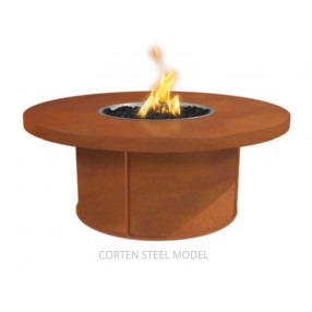 The Outdoor Plus Mabel 36" Corten Steel Fire Table