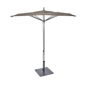Woodard Canopi Grace 9' Square Flat Umbrella with Sunbrella Marine Fabric - Front
